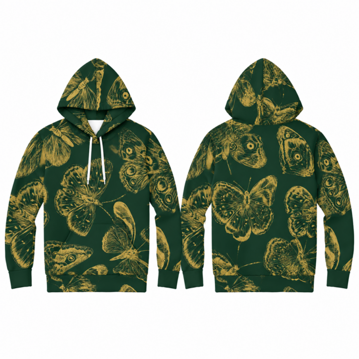 Forest Green and Gold Knit Sweater
